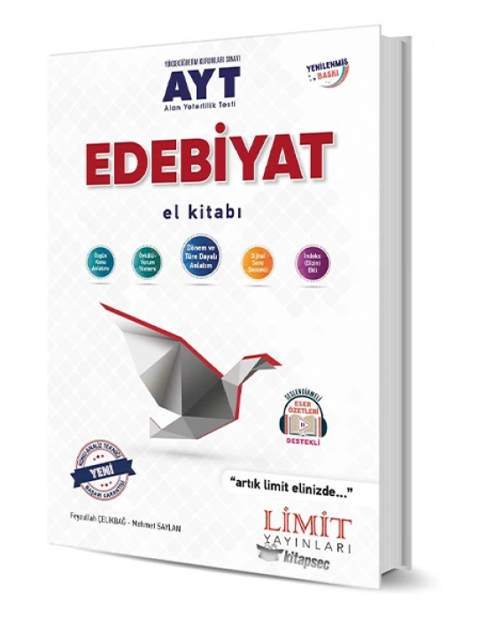 LİMİT YAYINLARI AYT EDEBİYAT EL KİTABI
