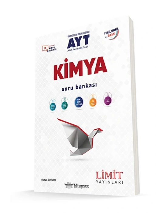 LİMİT YAYINLARI AYT KİMYA SORU BANKASI