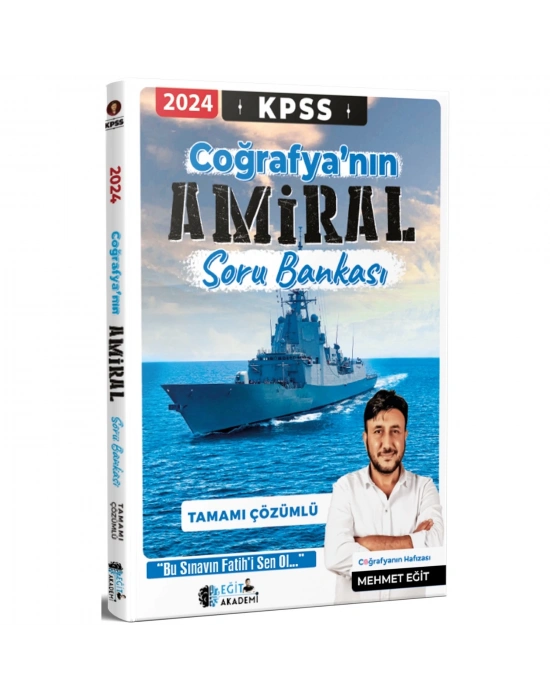 Mehmet Eğit KPSS Coğrafyanın Amiral Tamamı Çözümlü Soru Bankası