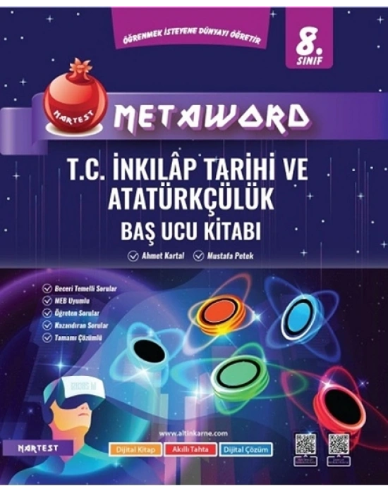 NARTEST YAYINLARI LGS 8.SINIF METAWORD T.C İNKILAP TARİHİ BAŞ UCU KİTABI