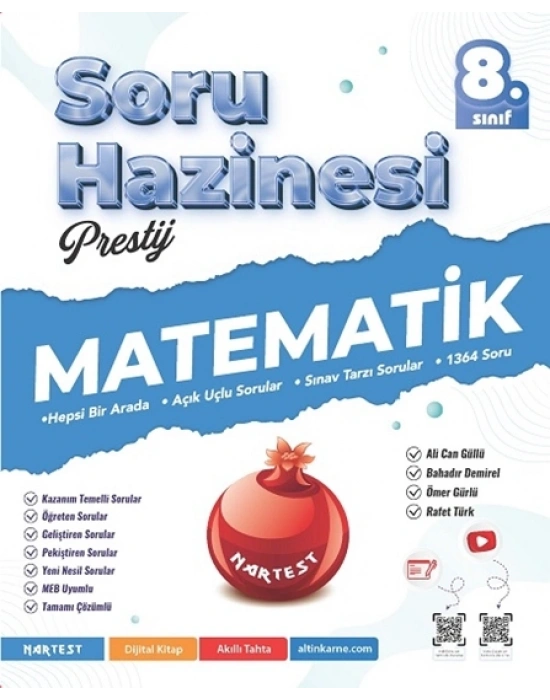 NARTEST YAYINLARI LGS 8.SINIF PRESTİJ MATEMATİK SORU HAZİNESİ