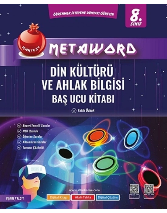 NARTEST YAYINLARI LGS 8.SINIF METAWORD DİN KÜLTÜRÜ BAŞ UCU KİTABI