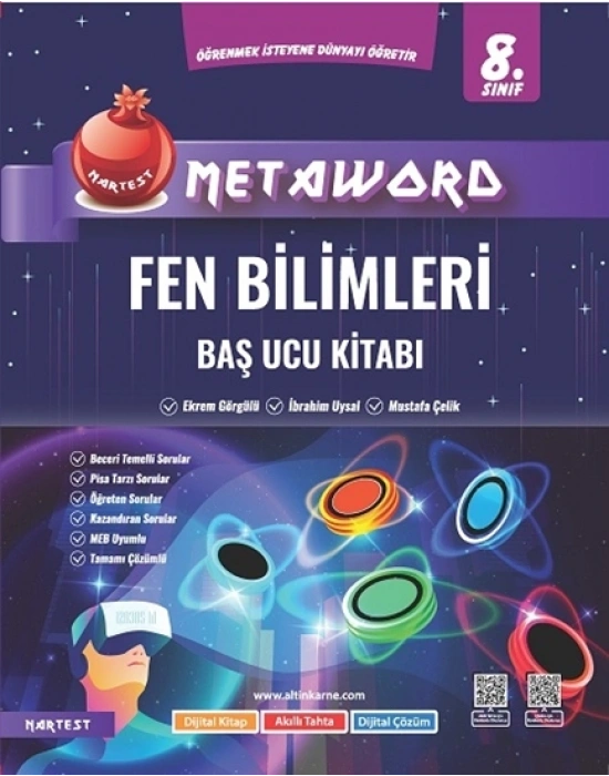 NARTEST YAYINLARI LGS 8.SINIF METAWORD FEN BİLİMLERİ BAŞ UCU KİTABI