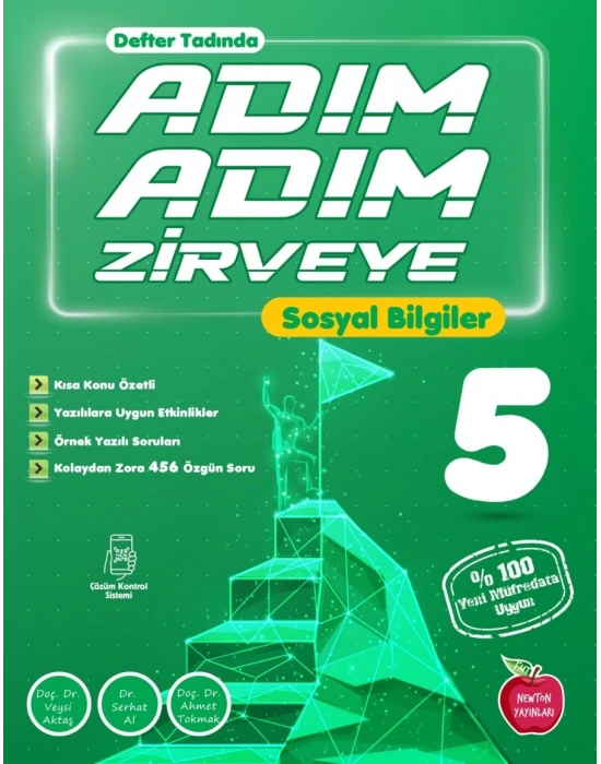 Newton Yayınları 5.Sınıf Sosyal Bilgiler Adım Adım Zirveye Etkinlikli Soru Bankası