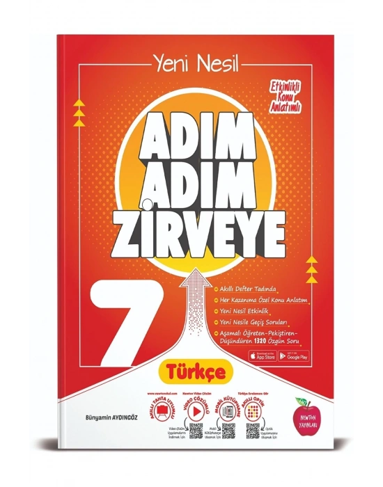 Newton Yayınları 7. Sınıf Türkçe Adım Adım Zirveye Soru Bankası