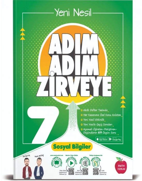 Newton Yayınları 7.sınıf Sosyal Bilgiler Adım Adım Zirveye Konu Anlatımlı Soru Bankası