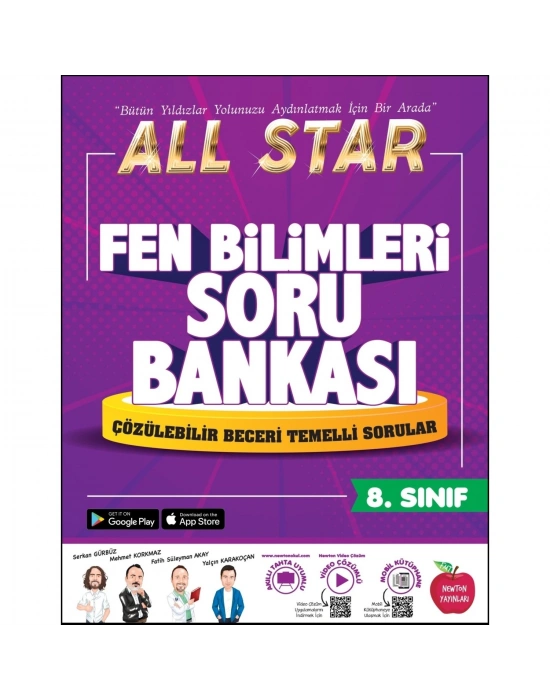 Newton Yayınları 8. Sınıf Fen Bilimleri All Star Soru Bankası YENİ