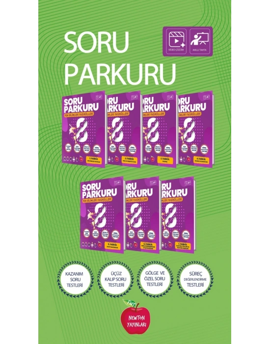 NEWTON YAYINLARI 8.SINIF LGS SORU PARKURU FEN BİLİMLERİ FASİKÜL SET