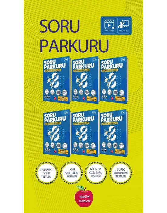 NEWTON YAYINLARI 8.SINIF LGS SORU PARKURU MATEMATİK FASİKÜL SET