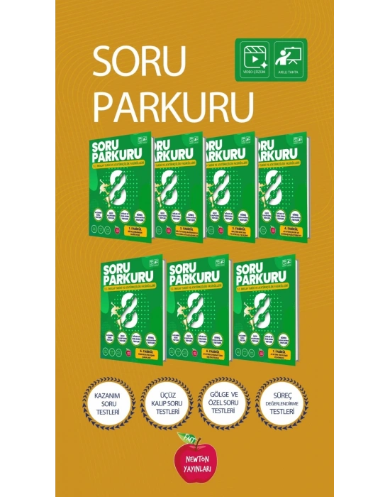 NEWTON YAYINLARI 8.SINIF LGS SORU PARKURU TC.İNKILAP TARİHİ VE ATATÜRKÇÜLÜK FASİKÜL SET