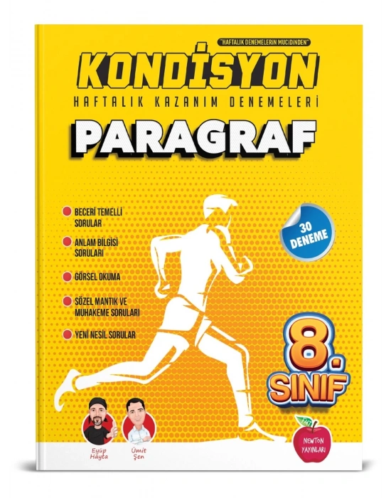 Newton Yayınları LGS 8. Sınıf Kondisyon Paragraf Denemeleri 30 Adet