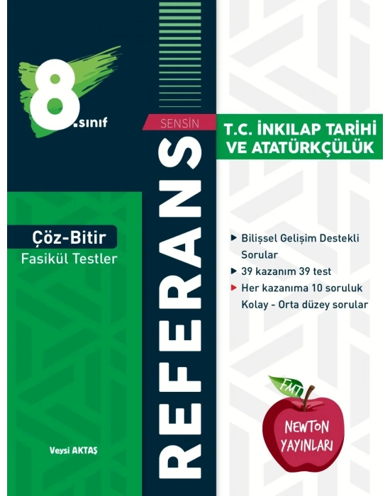 Newton Yayınları LGS 8.sınıf Referans Çöz Bitir Fasikül Testler İnkılap Tarihi Ve Atatürkçülük