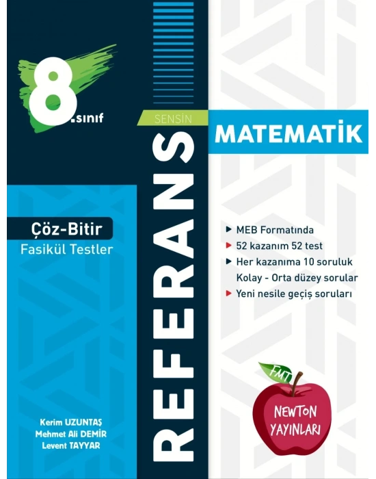 Newton Yayınları LGS 8.sınıf Referans Çöz Bitir Fasikül Testler Matematik