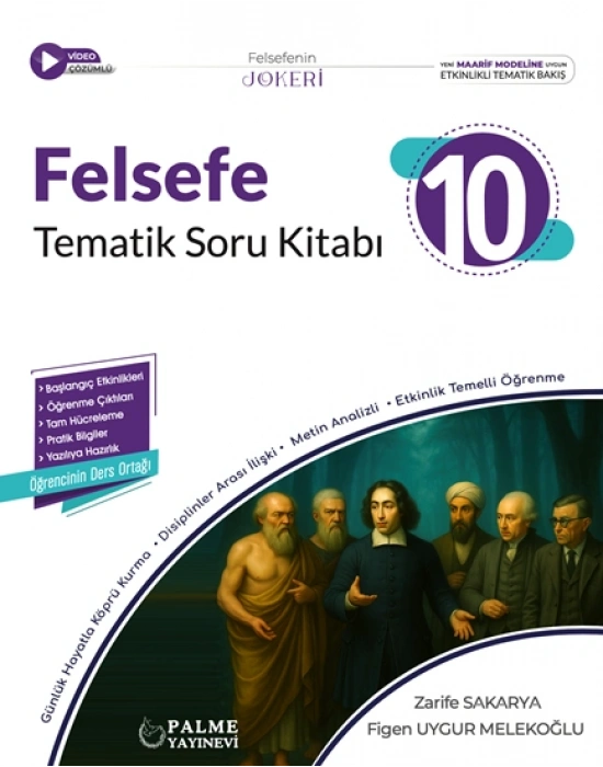 PALME YAYINEVİ 10.SINIF JOKER FELSEFE TEMATİK SORU BANKASI