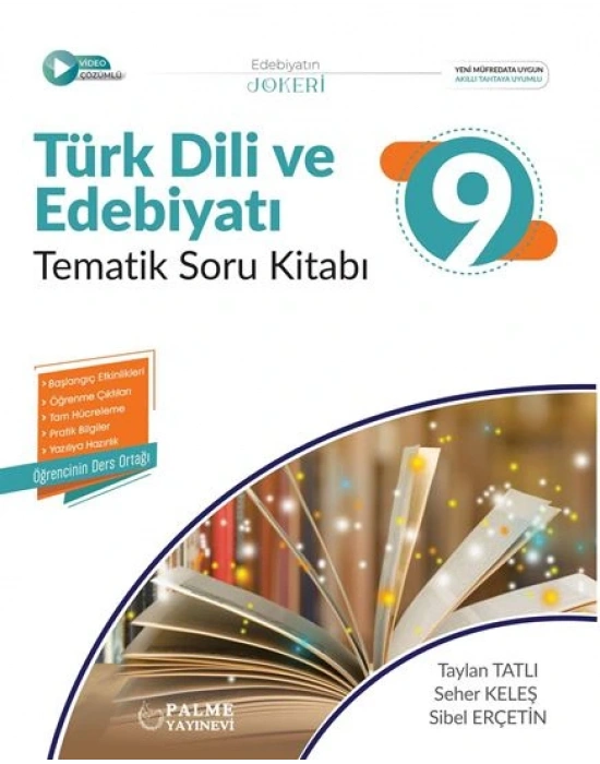 PALME YAYINEVİ 9.SINIF JOKER TÜRK DİLİ VE EDEBİYATI TEMATİK SORU BANKASI