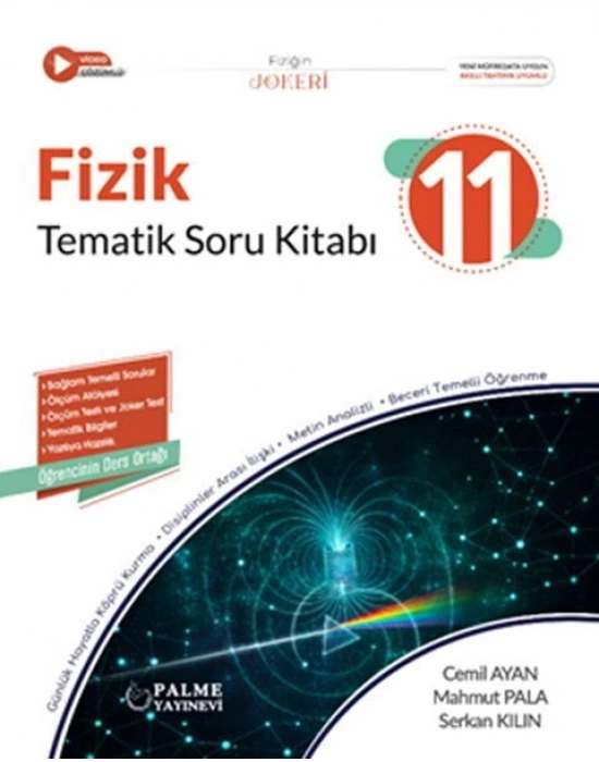 Palme Yayınları 11. Sınıf Fizik Joker Tematik Soru Kitabı
