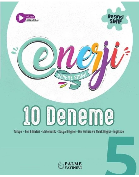 PALME YAYINLARI 5.SINIF ENERJİ TÜM DERSLER 10 DENEME