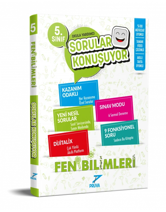 PRUVA AKADEMİ YAYINCILIK 5.SINIF FEN BİLİMLERİ SORULAR KONUŞUYOR