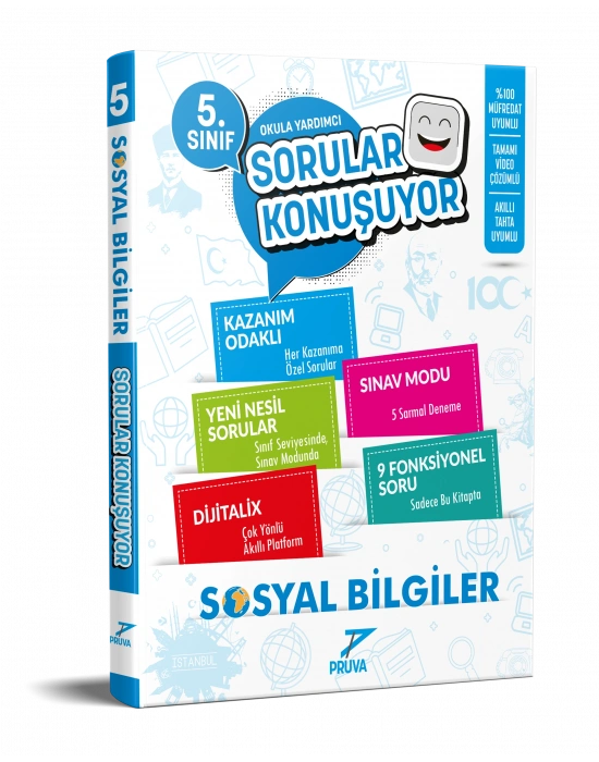 PRUVA AKADEMİ YAYINCILIK 5.SINIF SOSYAL BİLGİLER SORULAR KONUŞUYOR