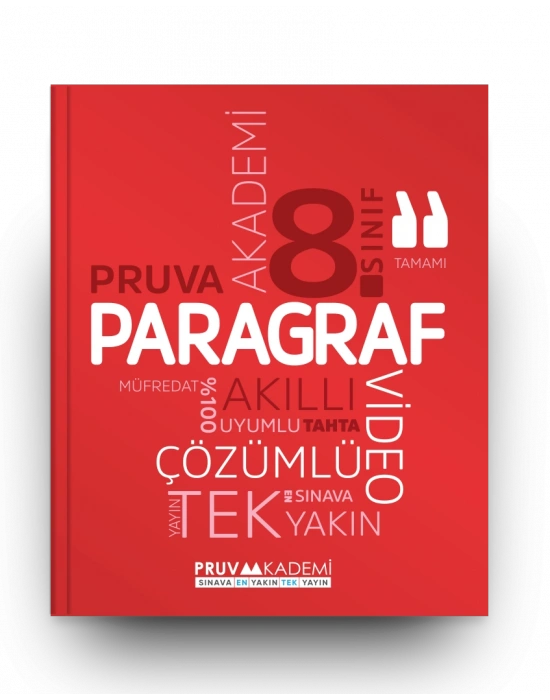 Pruva Akademi Yayıncılık 8. Sınıf Lgs Paragraf Soru Bankası