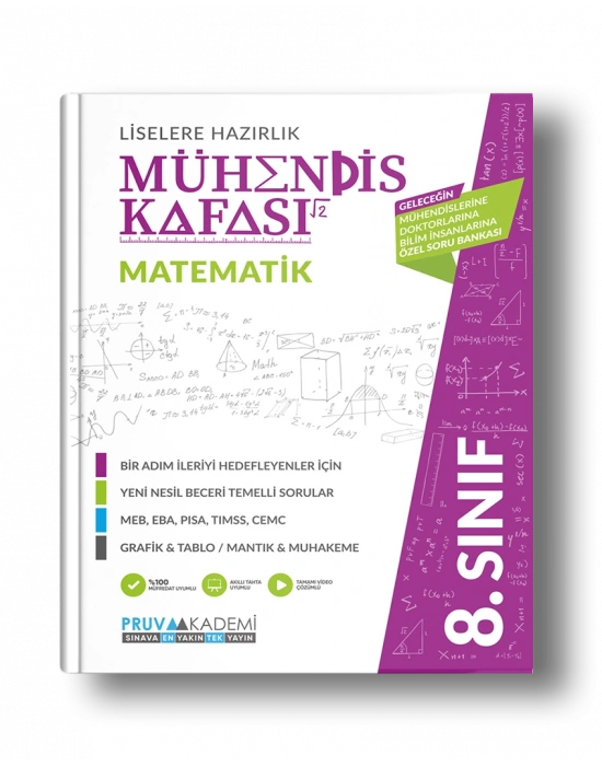 Pruva Akademi Yayıncılık 8. Sınıf Matematik Mühendis Kafası