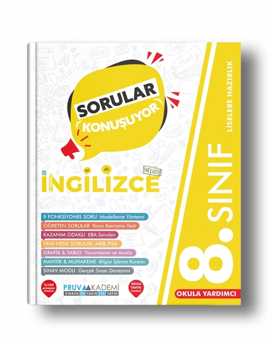 PRUVA AKADEMİ 8.SINIF İNGİLİZCE SORULAR KONUŞUYOR