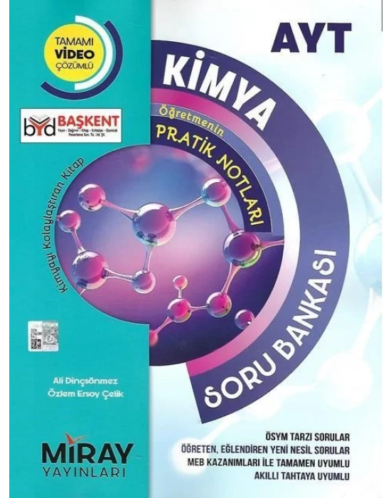 Miray Yayınları AYT Kimya Soru Bankası