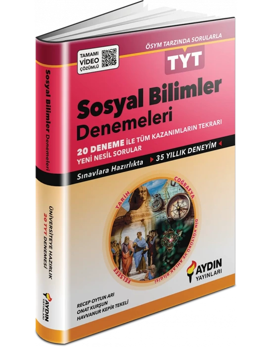 AYDIN YAYINLARI TYT Sosyal Bilimler 20 Deneme
