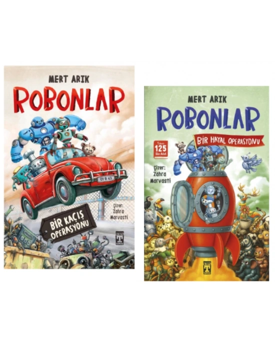 TİMAŞ YAYINLARI ROBONLAR BİR KAÇIŞ OPERASYONU 1-2 HİKAYE KİTABI (+10 YAŞ)