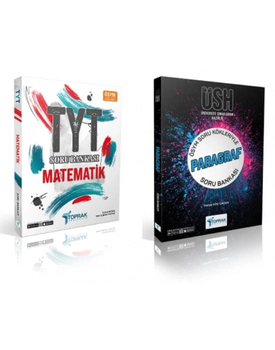 TOPRAK YAYINLARI TYT Matematik ve Paragraf Soru Bankası (2 Kitap)