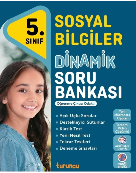TUDEM YAYINLARI 5.SINIF SOSYAL BİLGİLER DİNAMİK SORU BANKASI