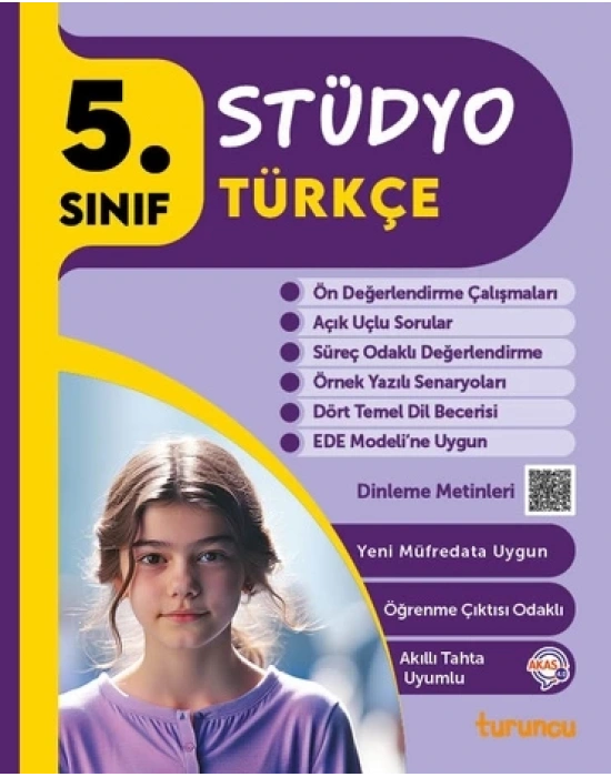 TUDEM YAYINLARI 5.SINIF STÜDYO TÜRKÇE KİTABI