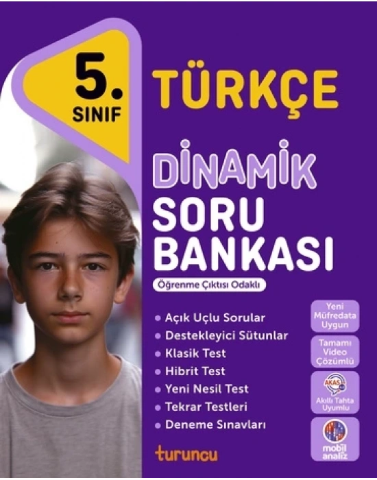 TUDEM YAYINLARI 5.SINIF TÜRKÇE DİNAMİK SORU BANKASI