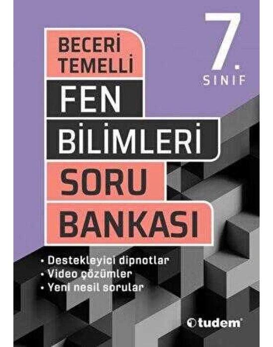 Tudem Yayınları 7. Sınıf Beceri Temelli Fen Bilimleri Soru Bankası