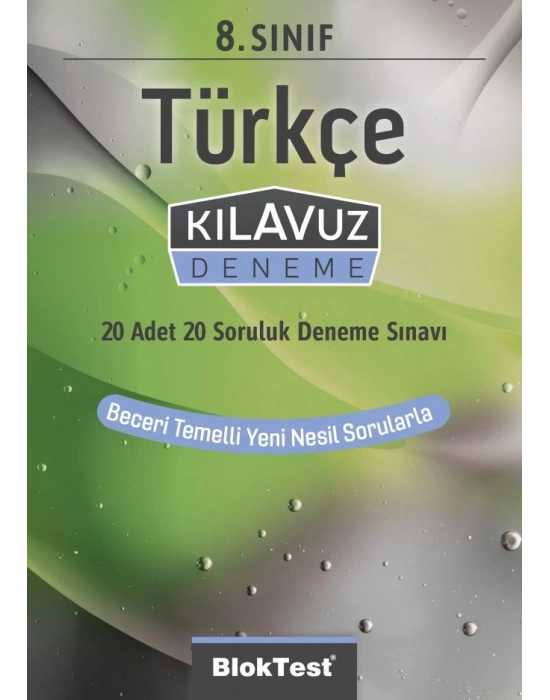 TUDEM YAYINLARI 8.SINIF LGS BLOKTEST TÜRKÇE KLAVUZ DENEME