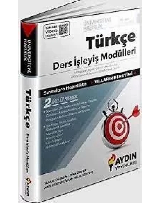 AYDIN YAYINLARI TÜRKÇE DERS İŞLEYİŞ MODÜLLERİ TYT