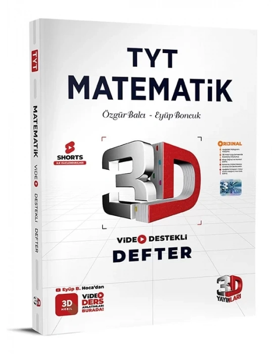 TYT 3D Matematik Video Defter Notu VDD