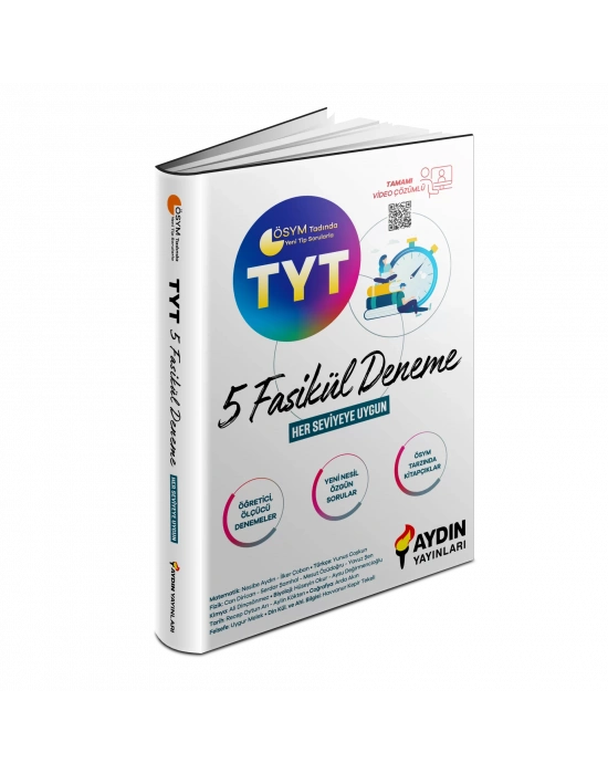 AYDIN YAYINLARI TYT 5 Fasikül Deneme