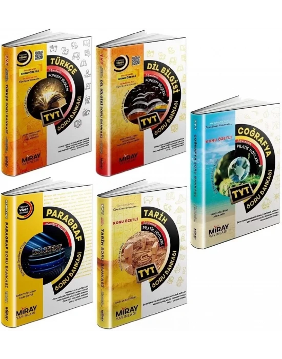 Miray Yayınları TYT SÖZEL SORU BANKASI SETİ