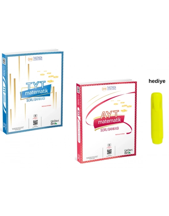 Üçdörtbeş Tyt Ayt Matematik Soru Bankası Seti Yeni