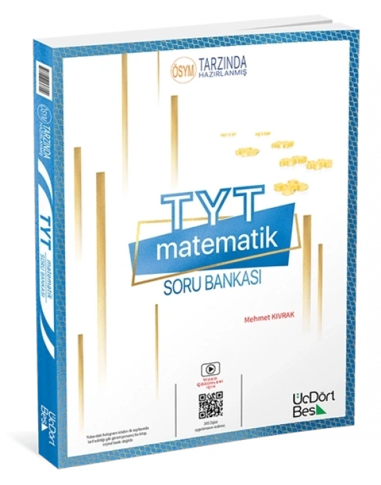 Üçdörtbeş Yayınları TYT Matematik Soru Bankası 2024