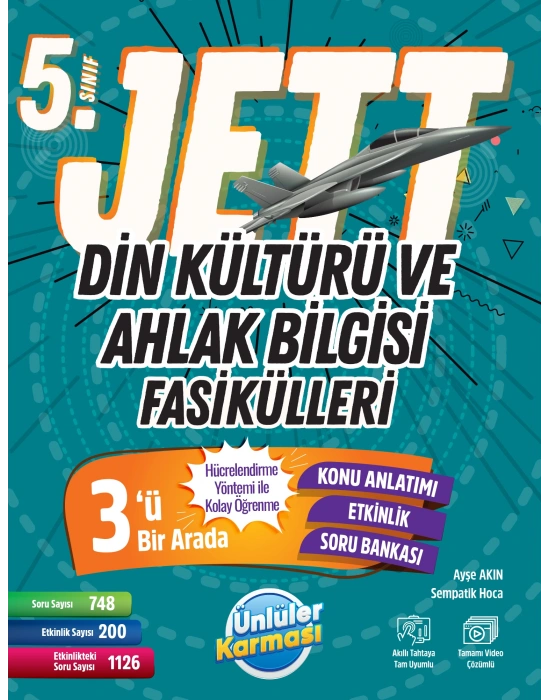 Ünlüler Karması 5.Sınıf Jett Din Kültürü Fasiküller Soru Bankası