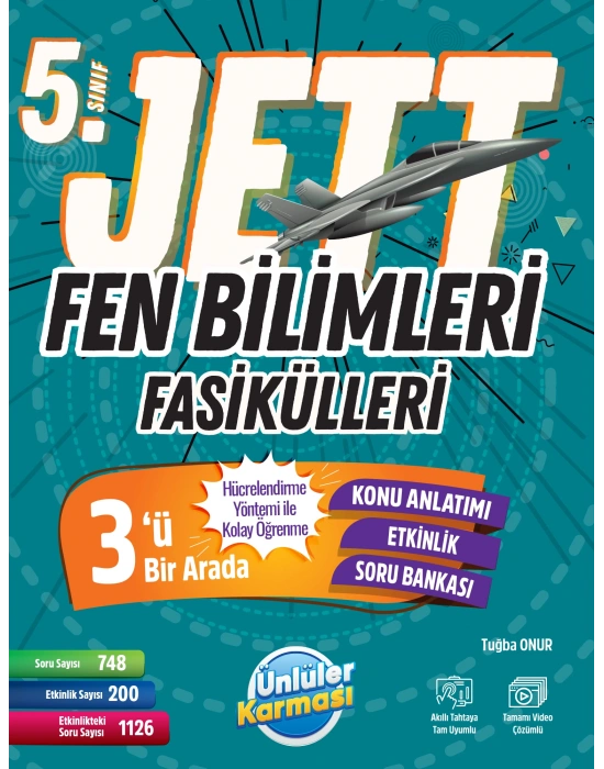 Ünlüler Karması 5.Sınıf Jett Fen Bilimleri Fasiküller Soru Bankası