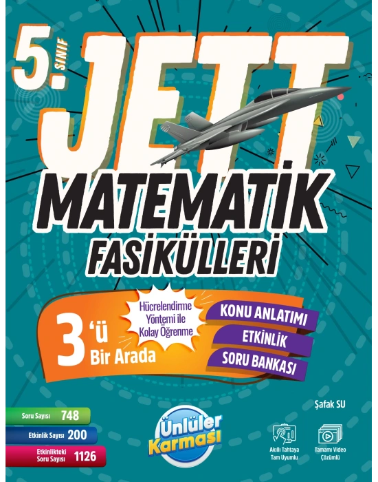 Ünlüler Karması 5.Sınıf Jett Matematik Fasiküller Soru Bankası