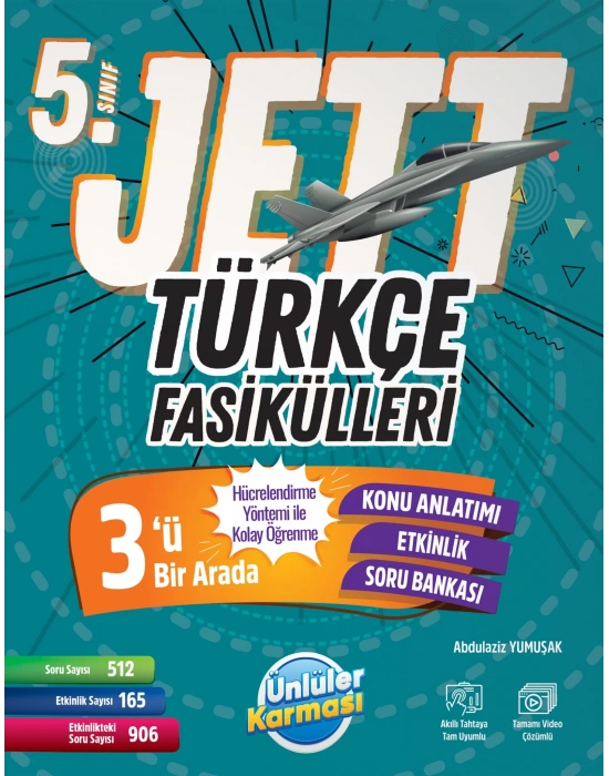 Ünlüler Karması 5.Sınıf Jett Türkçe Fasiküller Soru Bankası