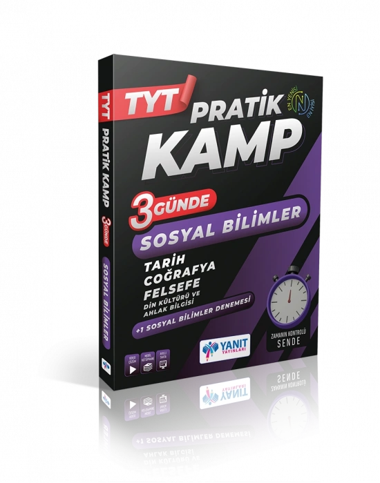 Yanıt Yayınları TYT Sosyal Bilimler Pratik Kamp kitabı