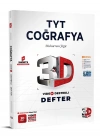 3D Yayınları TYT Video Destekli Coğrafya Defter VDD