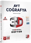 3D Yayınları AYT Coğrafya Video Destekli Defter