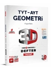 3D Yayınları TYT AYT Geometri Video Destekli Defter