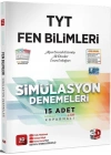 3D Yayınları TYT Fen Bilimleri Simülasyon 15 Deneme